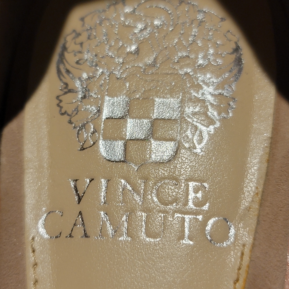 Vince Camuto Meestana Flatform Sandal Tan Size 7.5 - Picture 10 of 11